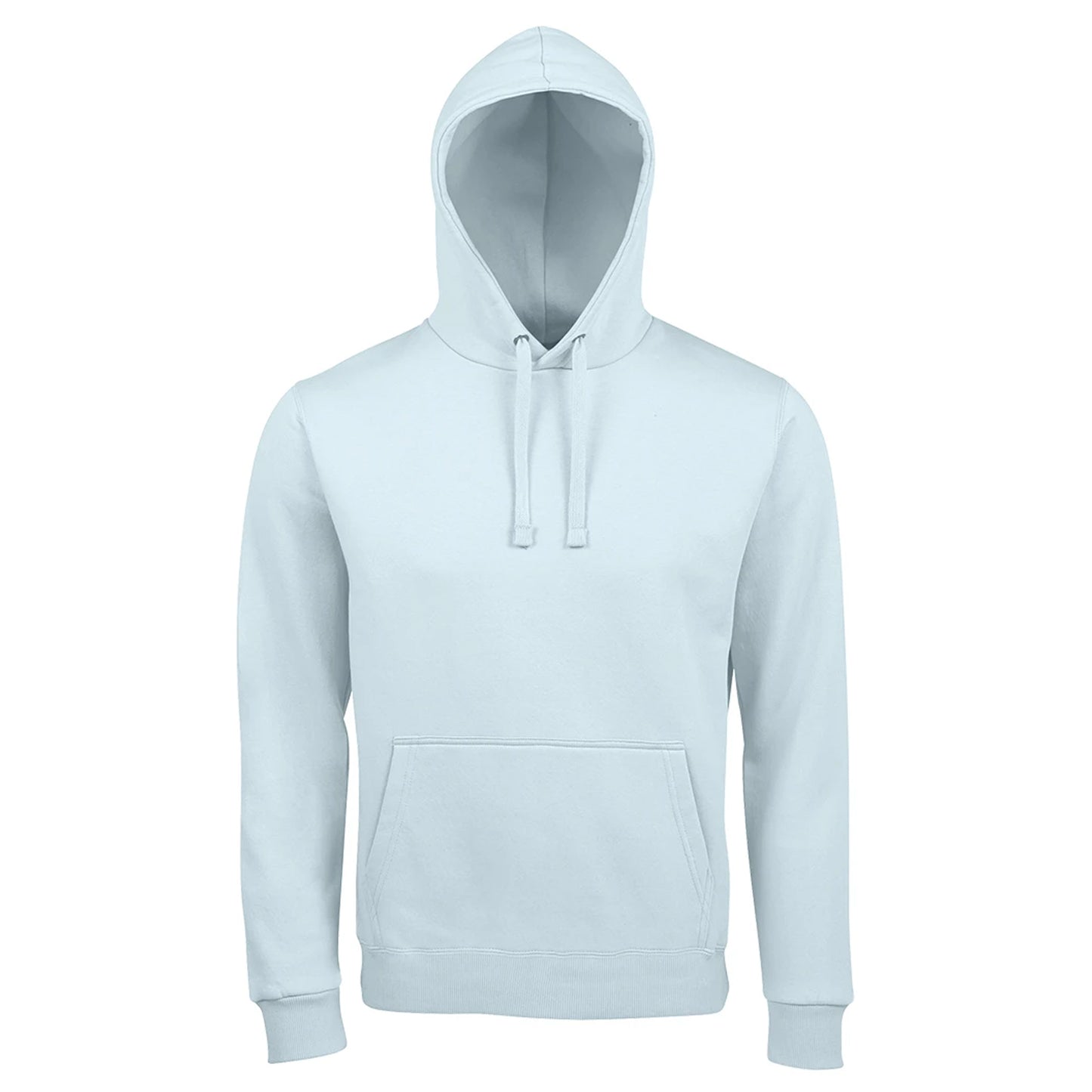 Creamy Blue - Side - SOLS Unisex Adults Spencer Hooded Sweatshirt