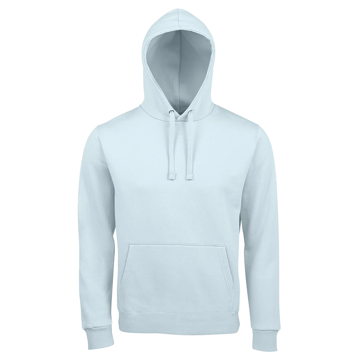 Creamy Blue - Side - SOLS Unisex Adults Spencer Hooded Sweatshirt