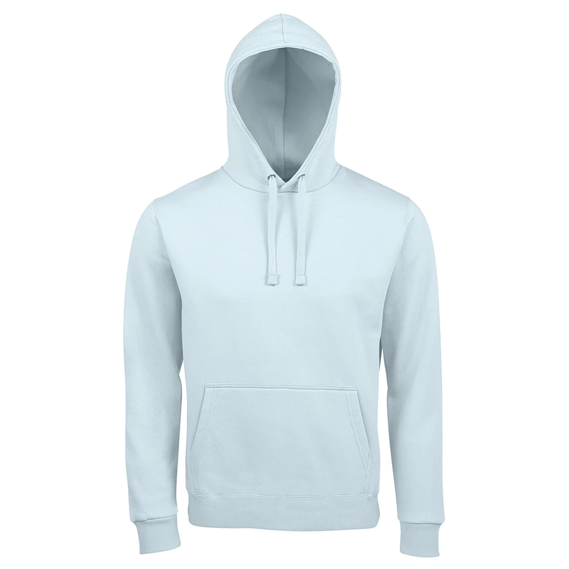 Creamy Blue - Side - SOLS Unisex Adults Spencer Hooded Sweatshirt
