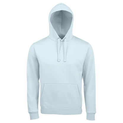 Creamy Blue - Side - SOLS Unisex Adults Spencer Hooded Sweatshirt