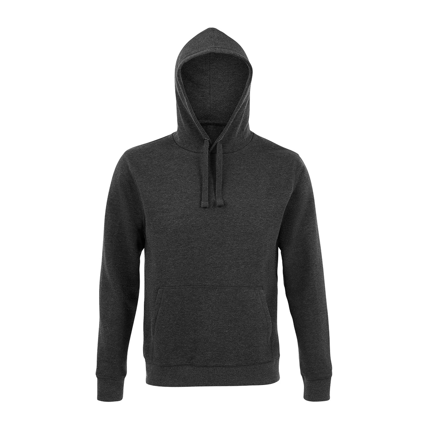 Charcoal Marl - Side - SOLS Unisex Adults Spencer Hooded Sweatshirt