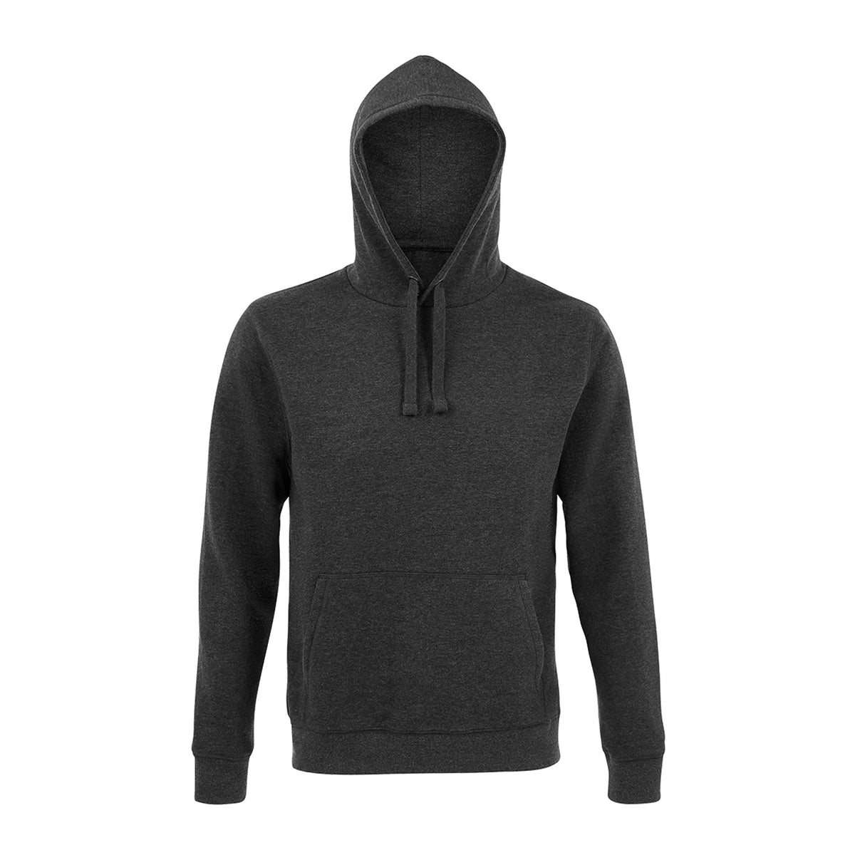 Charcoal Marl - Side - SOLS Unisex Adults Spencer Hooded Sweatshirt