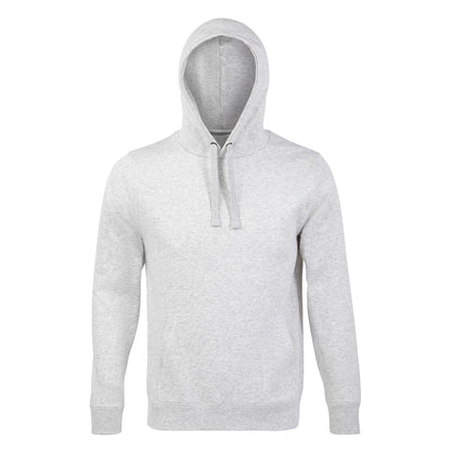 Ash - Side - SOLS Unisex Adults Spencer Hooded Sweatshirt