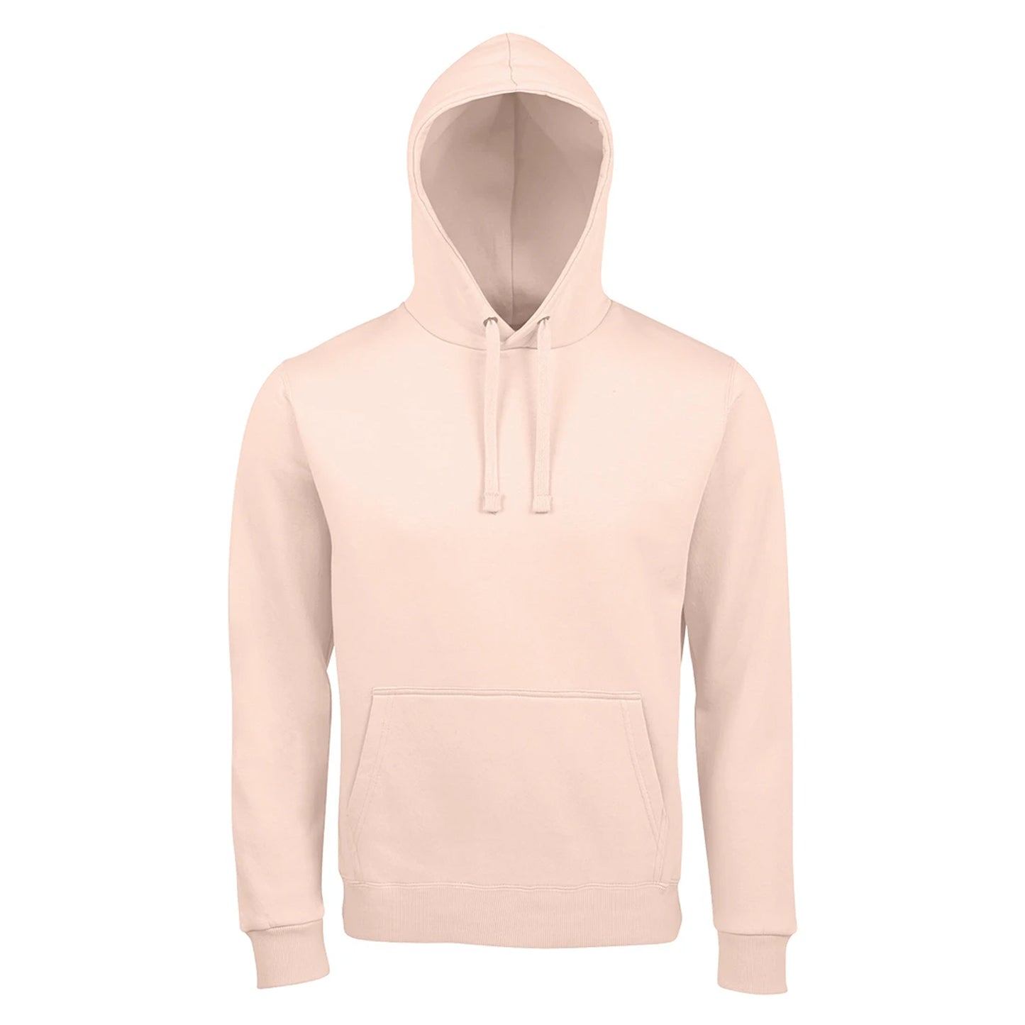 Creamy Pink - Side - SOLS Unisex Adults Spencer Hooded Sweatshirt