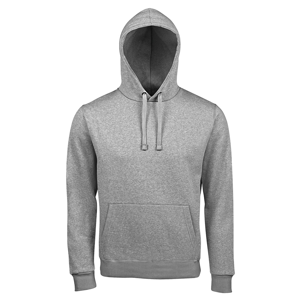 Grey Marl - Side - SOLS Unisex Adults Spencer Hooded Sweatshirt