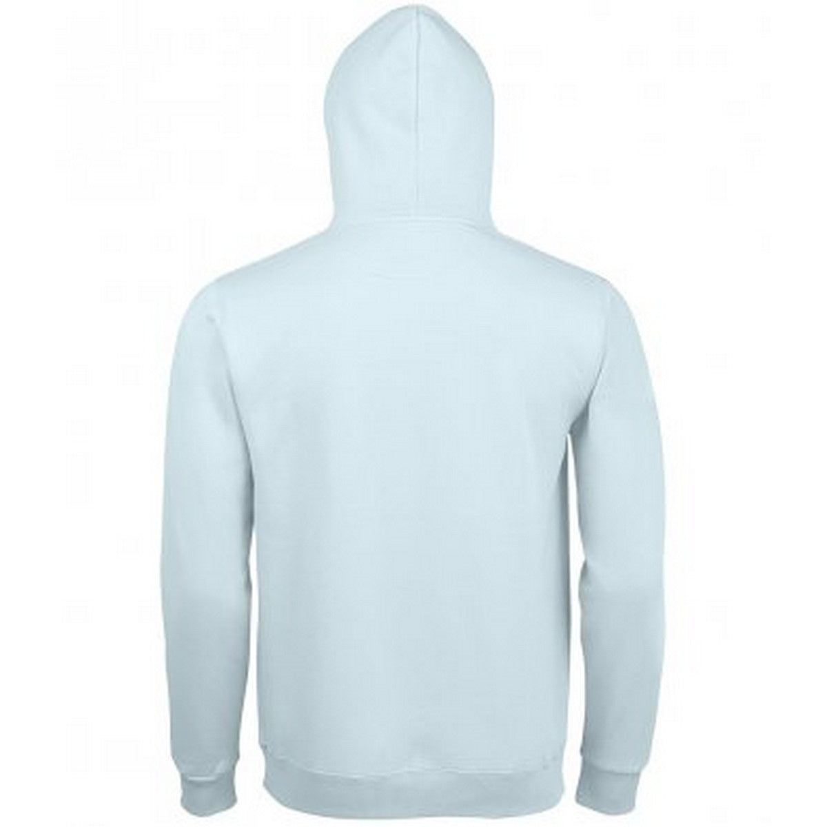 Creamy Blue - Back - SOLS Unisex Adults Spencer Hooded Sweatshirt