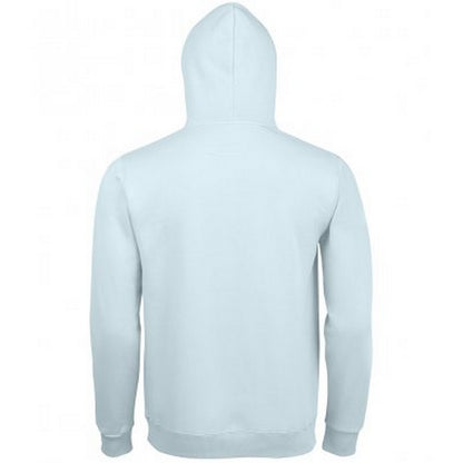 Creamy Blue - Back - SOLS Unisex Adults Spencer Hooded Sweatshirt