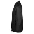 Black - Side - SOLS Unisex Adults Sacramento Windbreaker Jacket