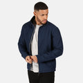 Navy Marl - Back - Regatta Mens Limestone Marl Soft Shell Jacket