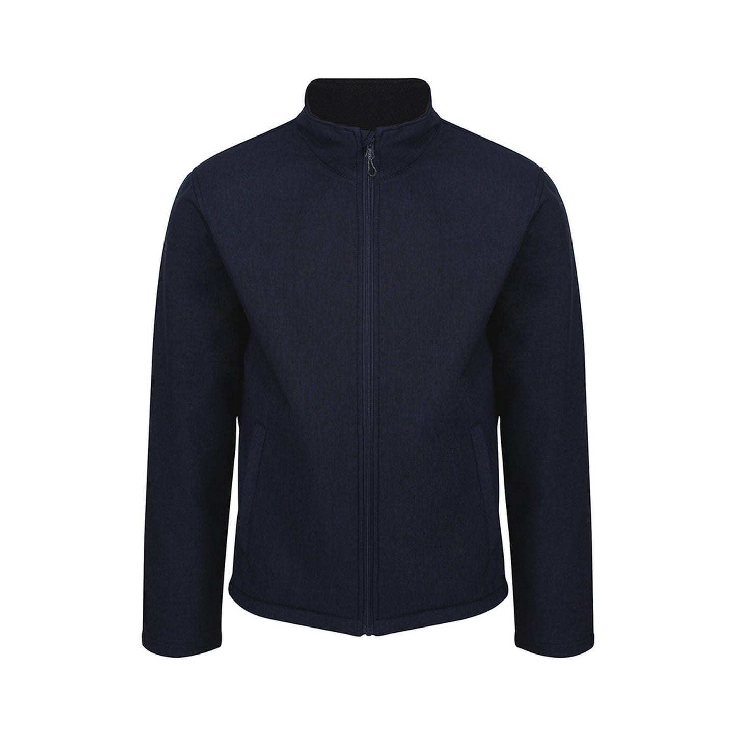 Navy Marl - Front - Regatta Mens Limestone Marl Soft Shell Jacket