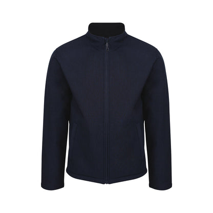 Navy Marl - Front - Regatta Mens Limestone Marl Soft Shell Jacket