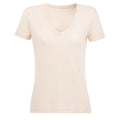 Creamy Pink - Front - SOLS Womens-Ladies Motion V Neck T-Shirt