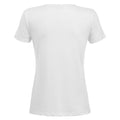 White - Back - SOLS Womens-Ladies Motion V Neck T-Shirt