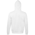 White - Back - SOLS Mens Spike Full Zip Hooded Sweatshirt