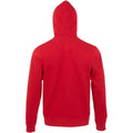 Red - Back - SOLS Mens Spike Full Zip Hooded Sweatshirt