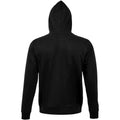 Black - Back - SOLS Mens Spike Full Zip Hooded Sweatshirt