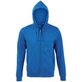 Royal Blue - Front - SOLS Mens Spike Full Zip Hooded Sweatshirt