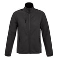 Charcoal - Front - SOLS Womens-Ladies Radian Soft Shell Jacket