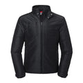 Black - Front - Russell Mens Cross Padded Jacket