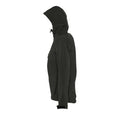 Black - Side - SOLS Womens-Ladies Replay Hooded Soft Shell Jacket (Breathable, Windproof And Water Resistant)