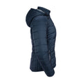 French Navy - Side - Russell Womens-Ladies Hooded Nano Padded Jacket