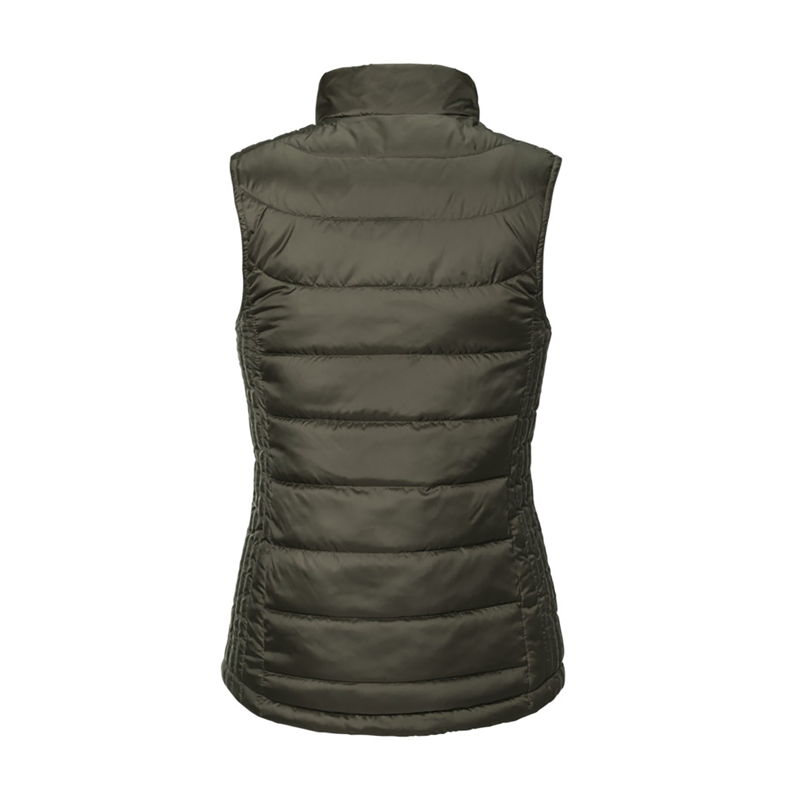 Dark Olive - Back - Russell Womens-Ladies Nano Padded Bodywarmer