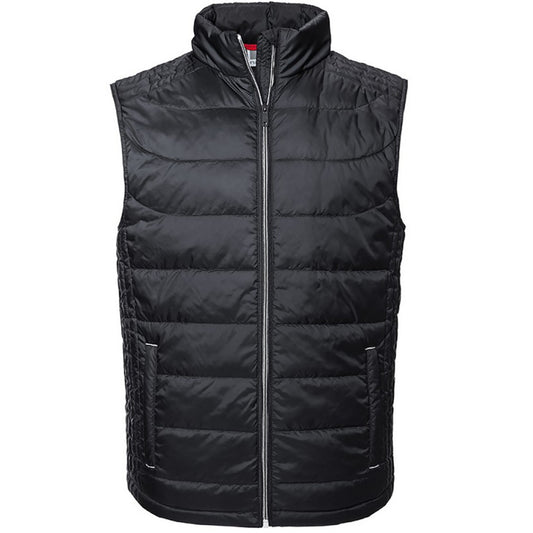 Black - Front - Russell Mens Nano Padded Bodywarmer