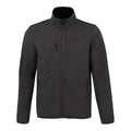 Charcoal - Front - SOLS Mens Radian Soft Shell Jacket