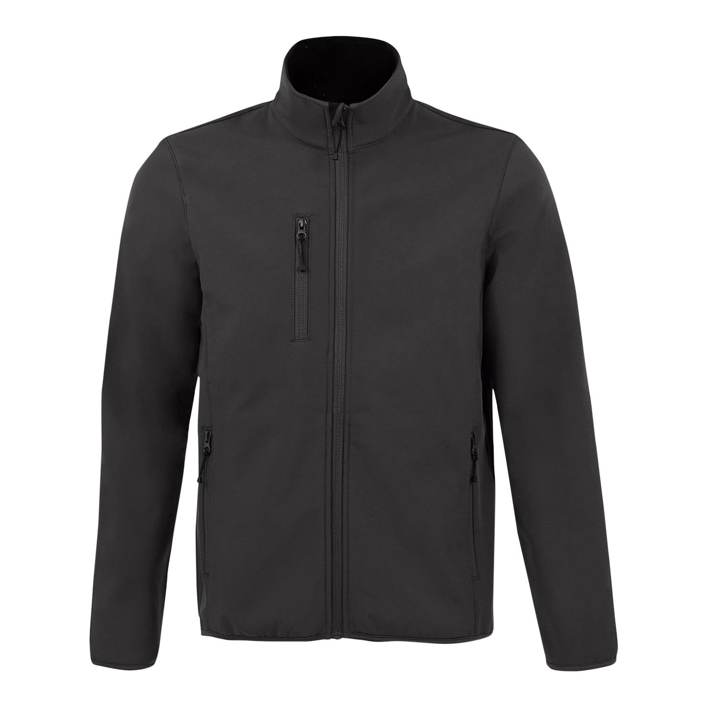 Charcoal - Front - SOLS Mens Radian Soft Shell Jacket