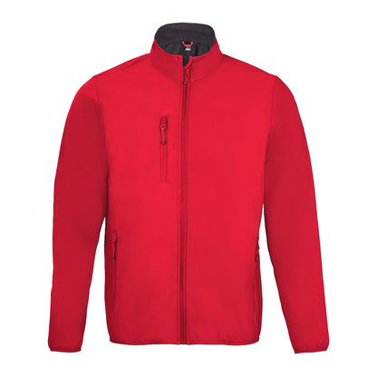 Pepper Red - Front - SOLS Mens Radian Soft Shell Jacket