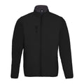 Black - Front - SOLS Mens Radian Soft Shell Jacket
