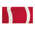 Classic Red-Off White - Back - BagBase Original XL Barrel Bag