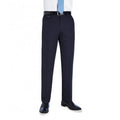 Navy - Front - Brook Taverner Mens Trousers