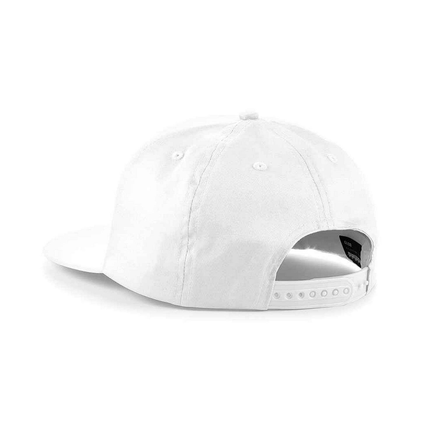 White - Front - Beechfield Unisex Adult Snapback Cap