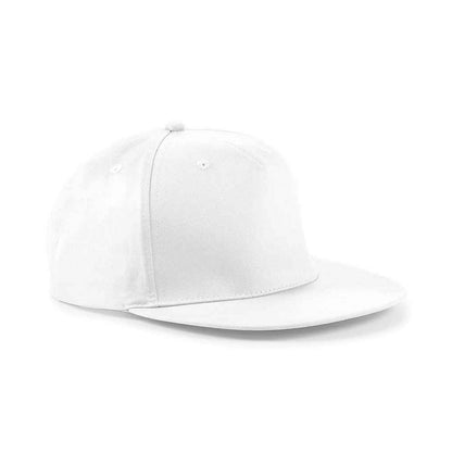 White - Back - Beechfield Unisex Adult Snapback Cap