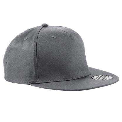 Dark Graphite - Front - Beechfield Unisex Adult Snapback Cap