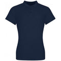 Oxford Navy - Front - Awdis Womens-Ladies Pique Cotton Polo Shirt