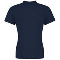 Oxford Navy - Back - Awdis Womens-Ladies Pique Cotton Polo Shirt