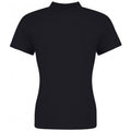 Deep Black - Back - Awdis Womens-Ladies Pique Cotton Polo Shirt