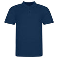 Ink - Front - Awdis Mens Piqu Cotton Short-Sleeved Polo Shirt