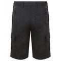 Black - Back - PRO RTX Mens Pro Cargo Shorts