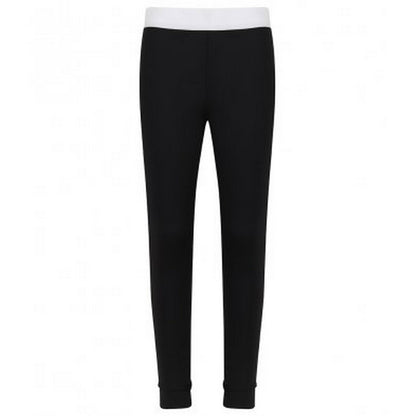 Black-White - Front - SF Girls Fashion Leggings