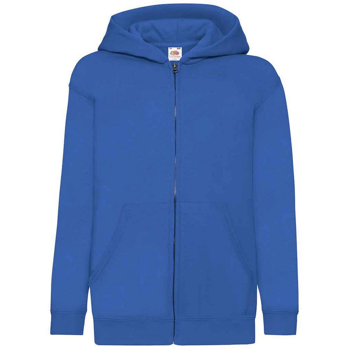 Royal Blue - Front - Fruit Of The Loom Childrens-Kids Hooded Sweatshirt