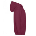 Burgundy - Back - Fruit Of The Loom Childrens-Kids Hooded Sweatshirt