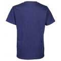 French Navy - Back - RTP Apparel Childrens-Kids Organic Short-Sleeved T-Shirt