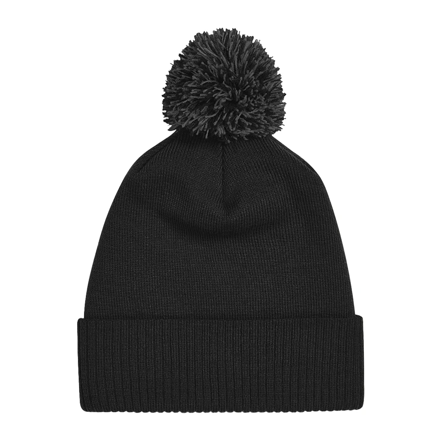 Black-Graphic Grey - Back - Beechfield Unisex Adult Beanie