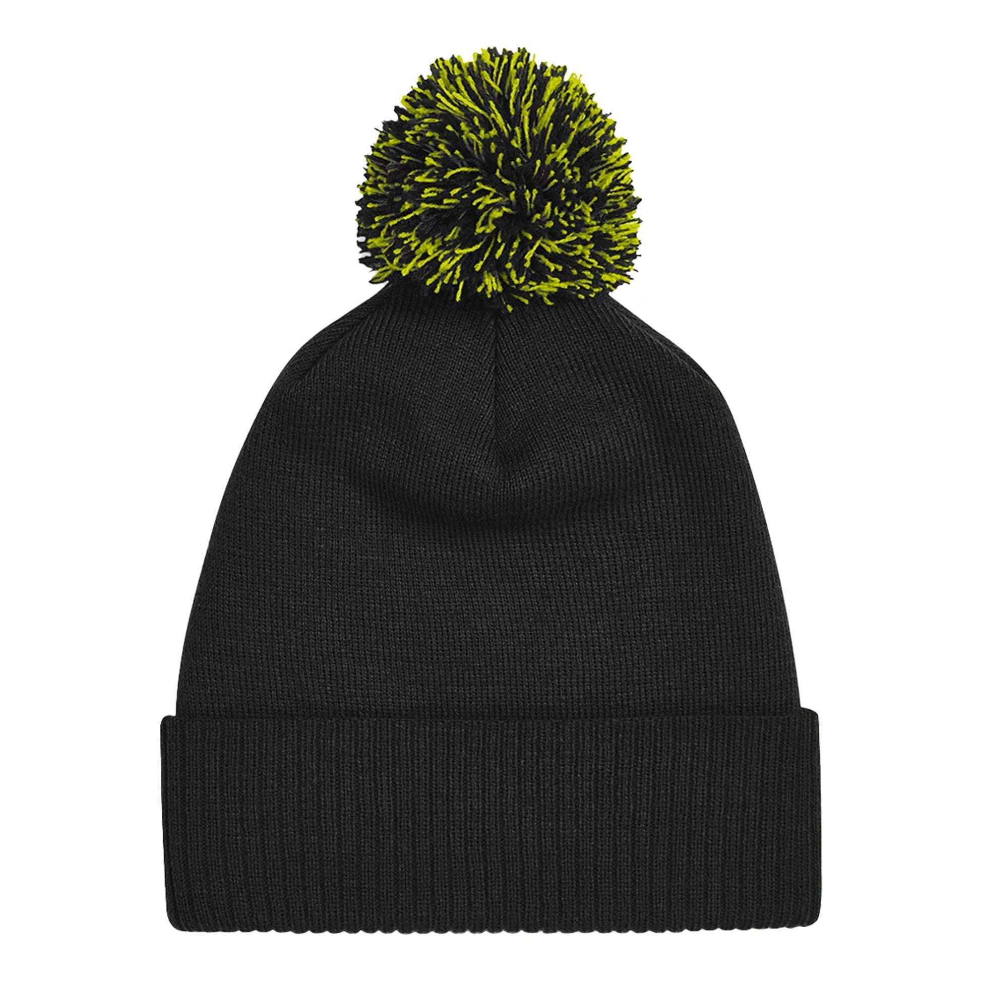 Mustard-Off White - Side - Beechfield Unisex Adult Beanie