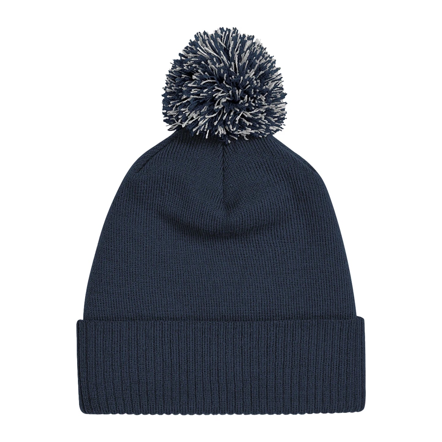 French Navy-Light Grey - Back - Beechfield Unisex Adult Beanie