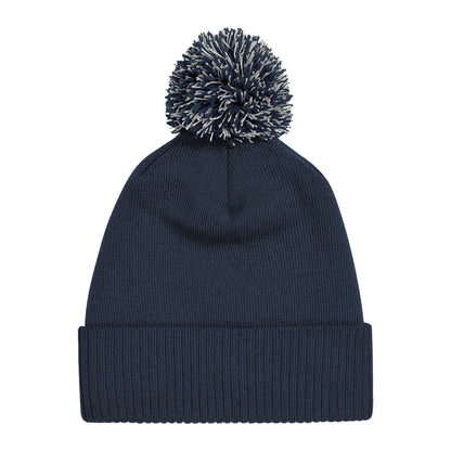 French Navy-Light Grey - Back - Beechfield Unisex Adult Beanie