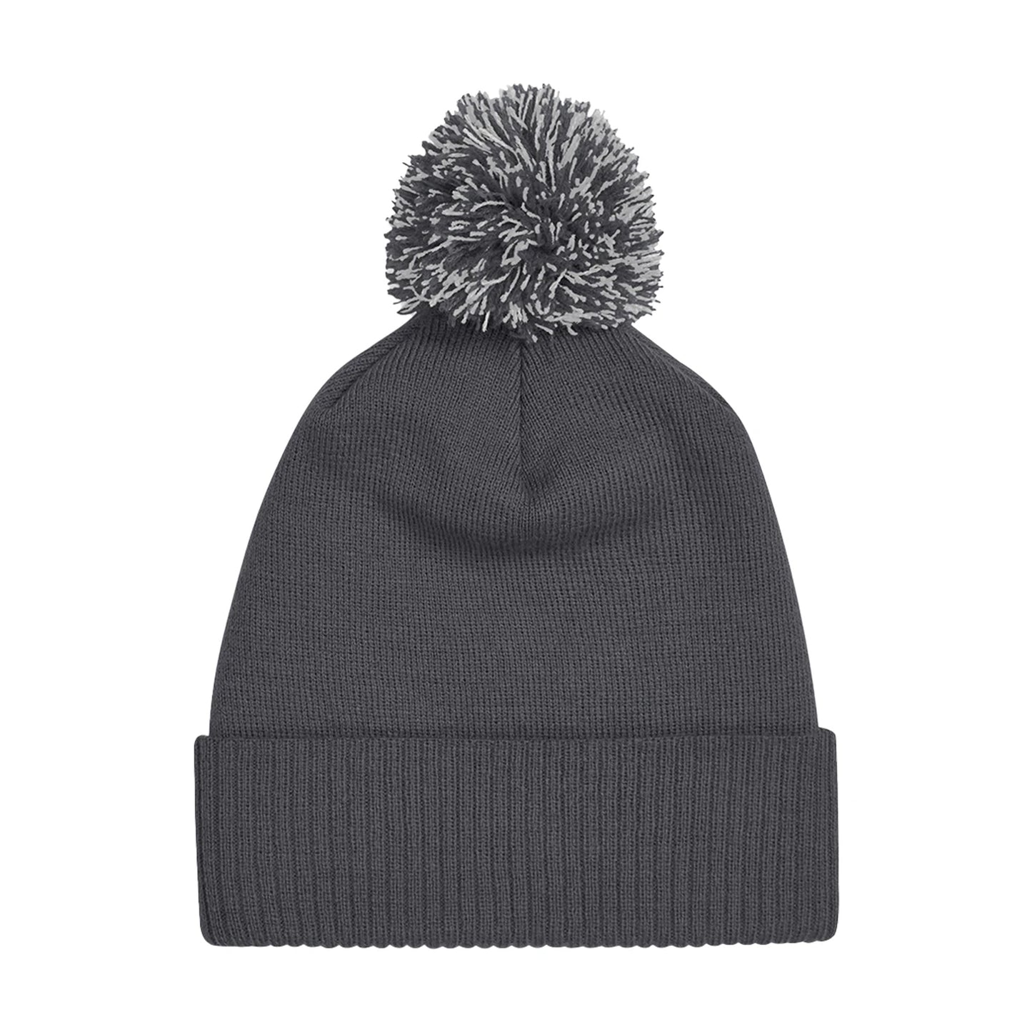 Graphite Grey-Light Grey - Back - Beechfield Unisex Adult Beanie